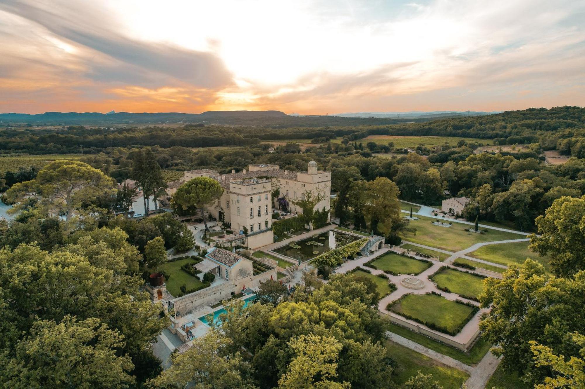 Hotel Chateau De Pondres Villevieille Esterno foto